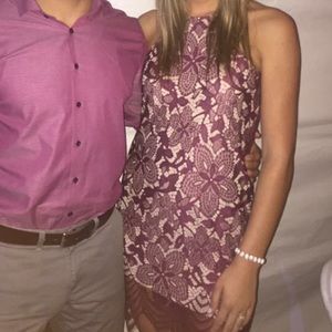 Express maroon dress